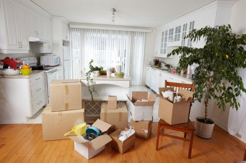 Organized storage space for household and business items in Shootershill