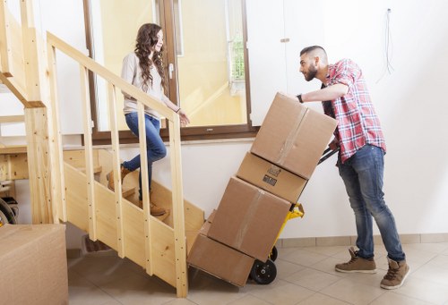 Home items and furniture stored safely in a Shootershill storage facility